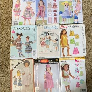 Kids Dress Simplicity, McCall’s Pattern Collection